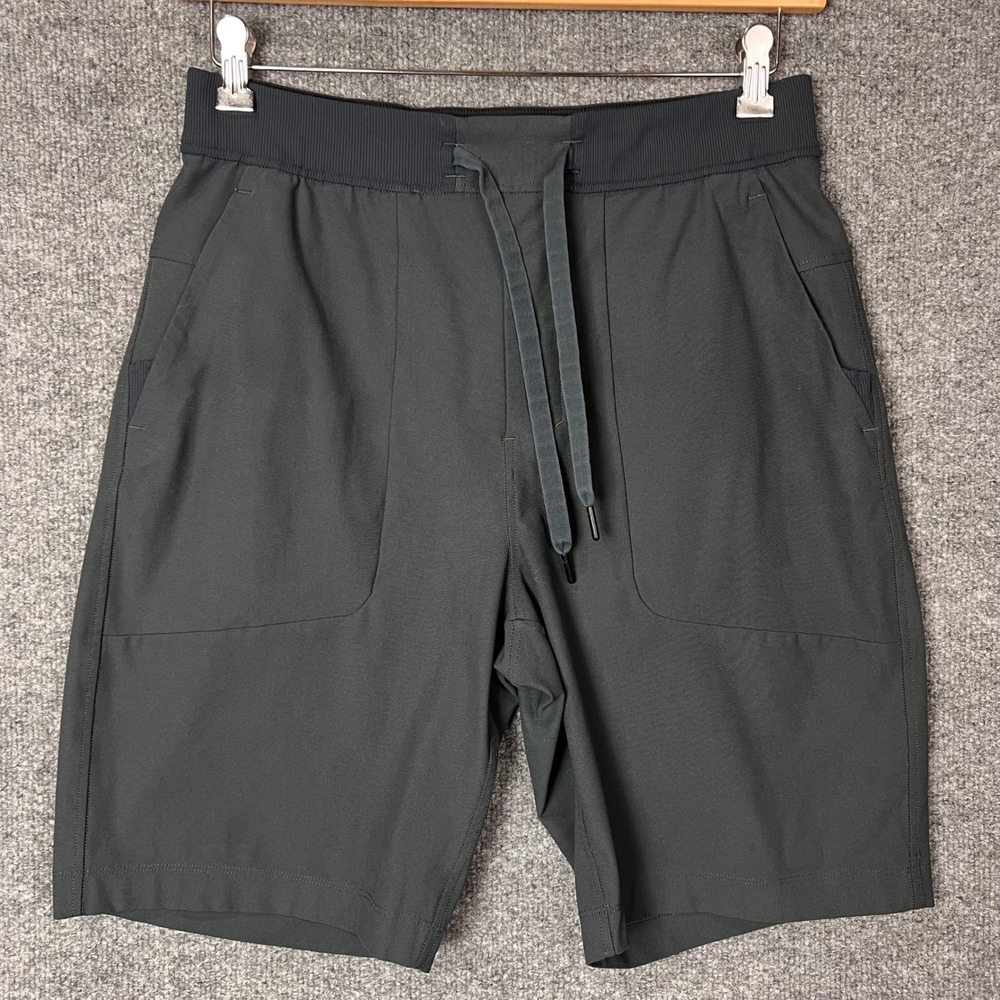 Men's Athletic Drawstring Shorts - Dark Gray